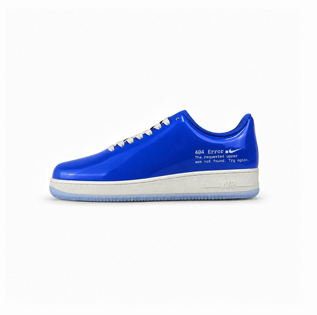 NIKE AIRFORCE ONE SWOOSH ERROR BLUE