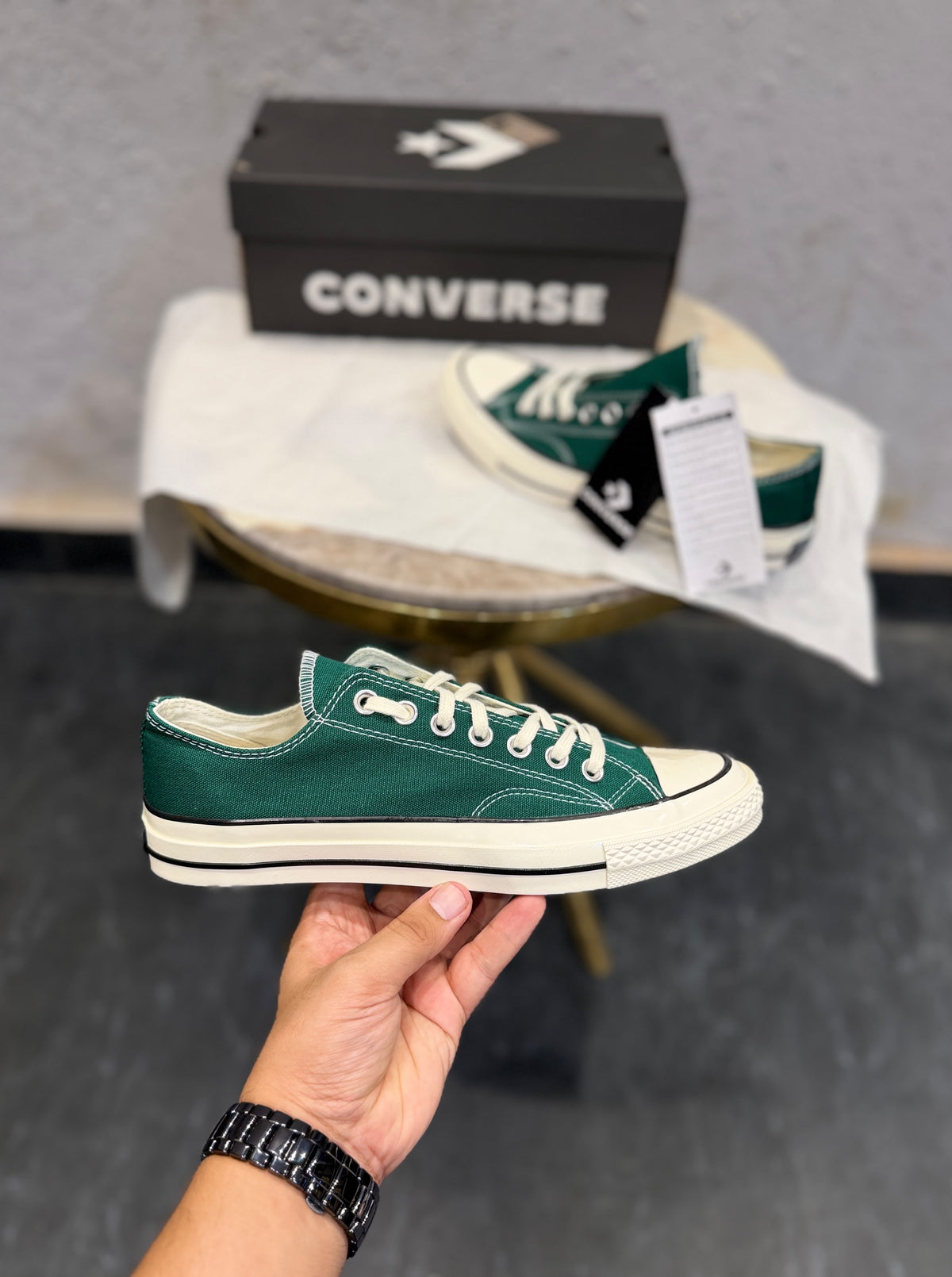 CONVERSE CHUCK 70 LOW GREEN