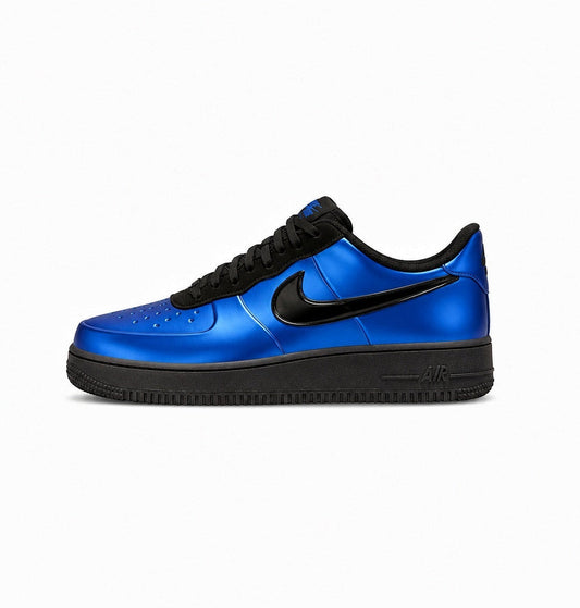 NIKE AIRFORCE FOAMPOSITE PRO METALLIC BLUE