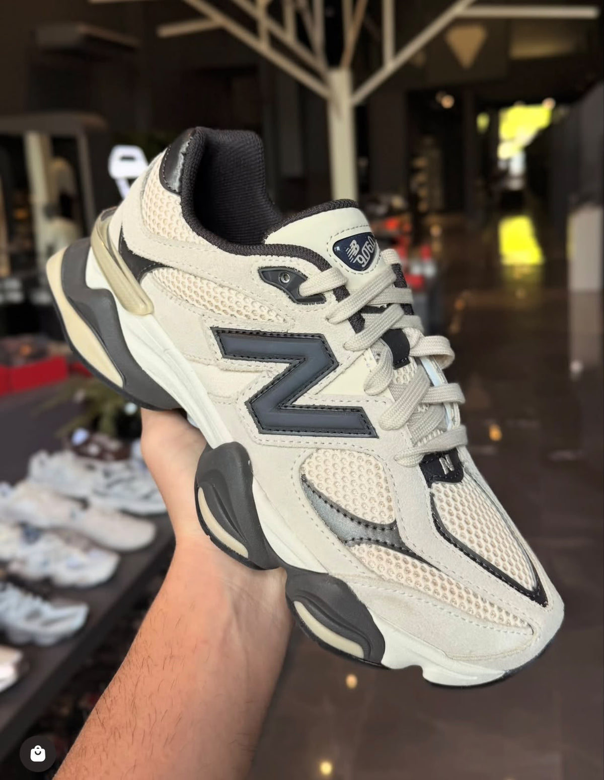 NEW BALANCE 9060 TIMBERWOLF BLACK CEMENT