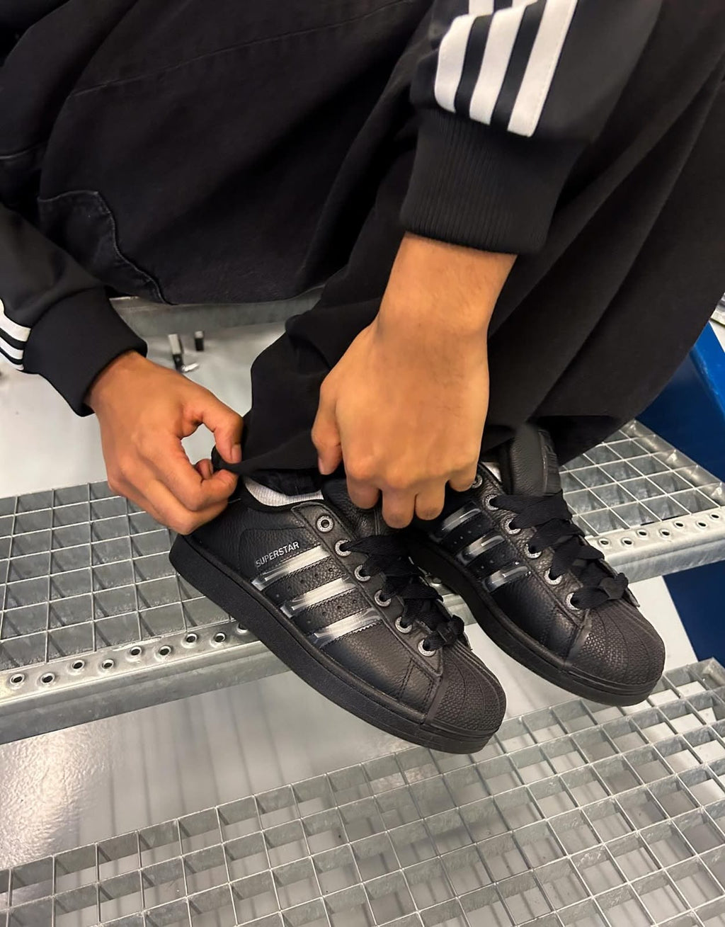 ADIDAS ORGINALS SUPERSTAR 2ND BLACK SILVER