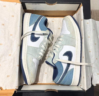 NIKE AIR JORDAN 1 LOW SE DENIM STAR BLUE