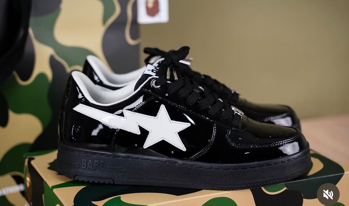 A BATHING APE BAPE STA OS BLACK