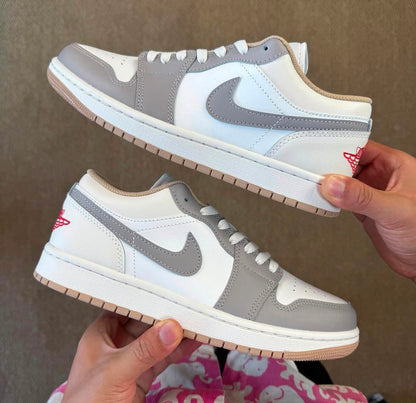 NIKE AIR JORDAN 1 LOW SAIL COLLEGE GREY RATTAN