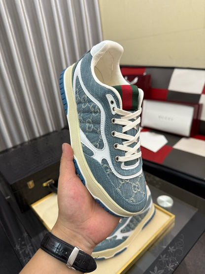 GUCCI RE WEB LIGHT BLUE DENIM SNEAKER UA QUALITY