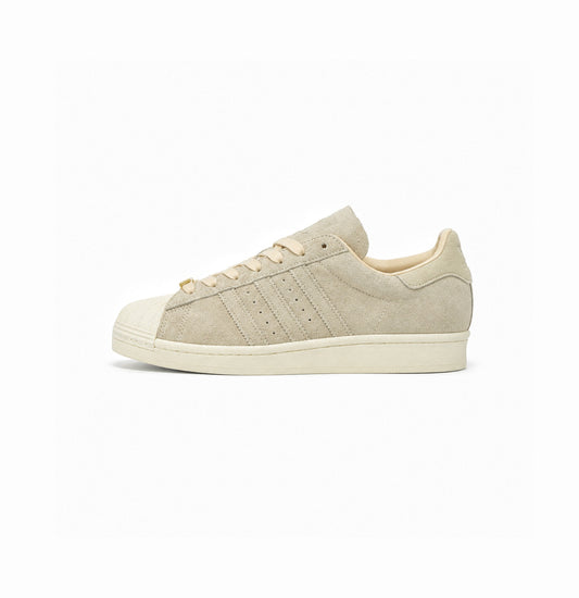 ADIDAS ORIGINALS SUPERSTAR  BEIGE ENGRAVED 3 STRIPS FLOWER