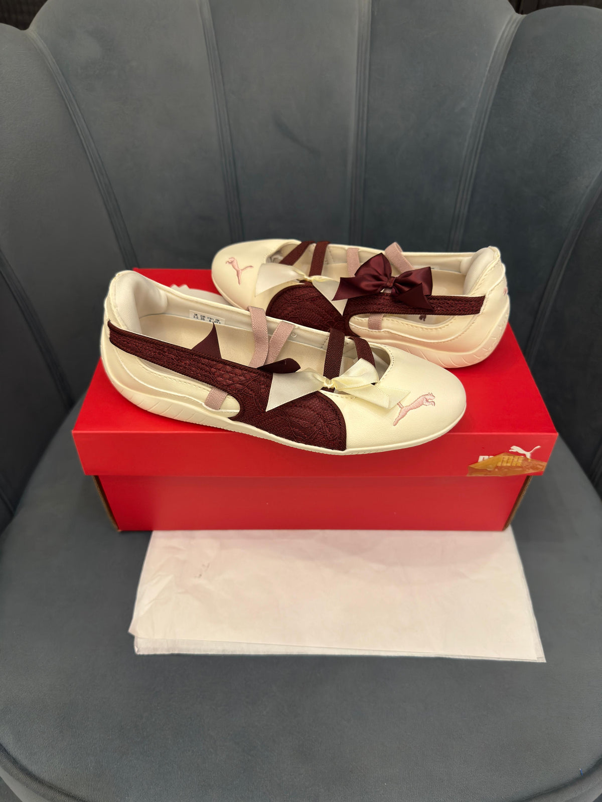 PUMA SPEEDCAT BALLET WHITE WINE