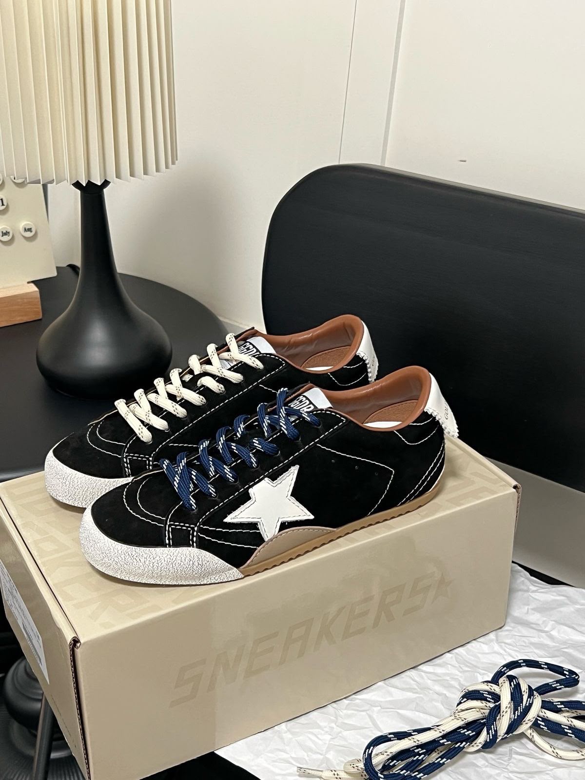 ADIDAS GOLDEN GOOSE TRUE STAR  BLACK