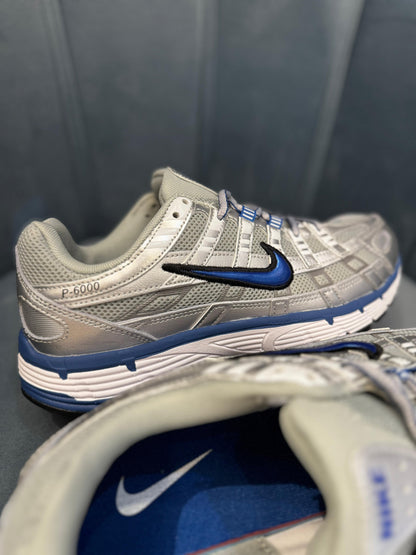 NIKE P 6000 SILVER LACER BLUE
