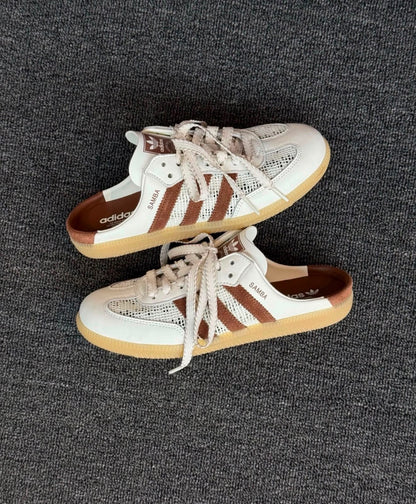 ADIDAS SAMBA MULE BROWN