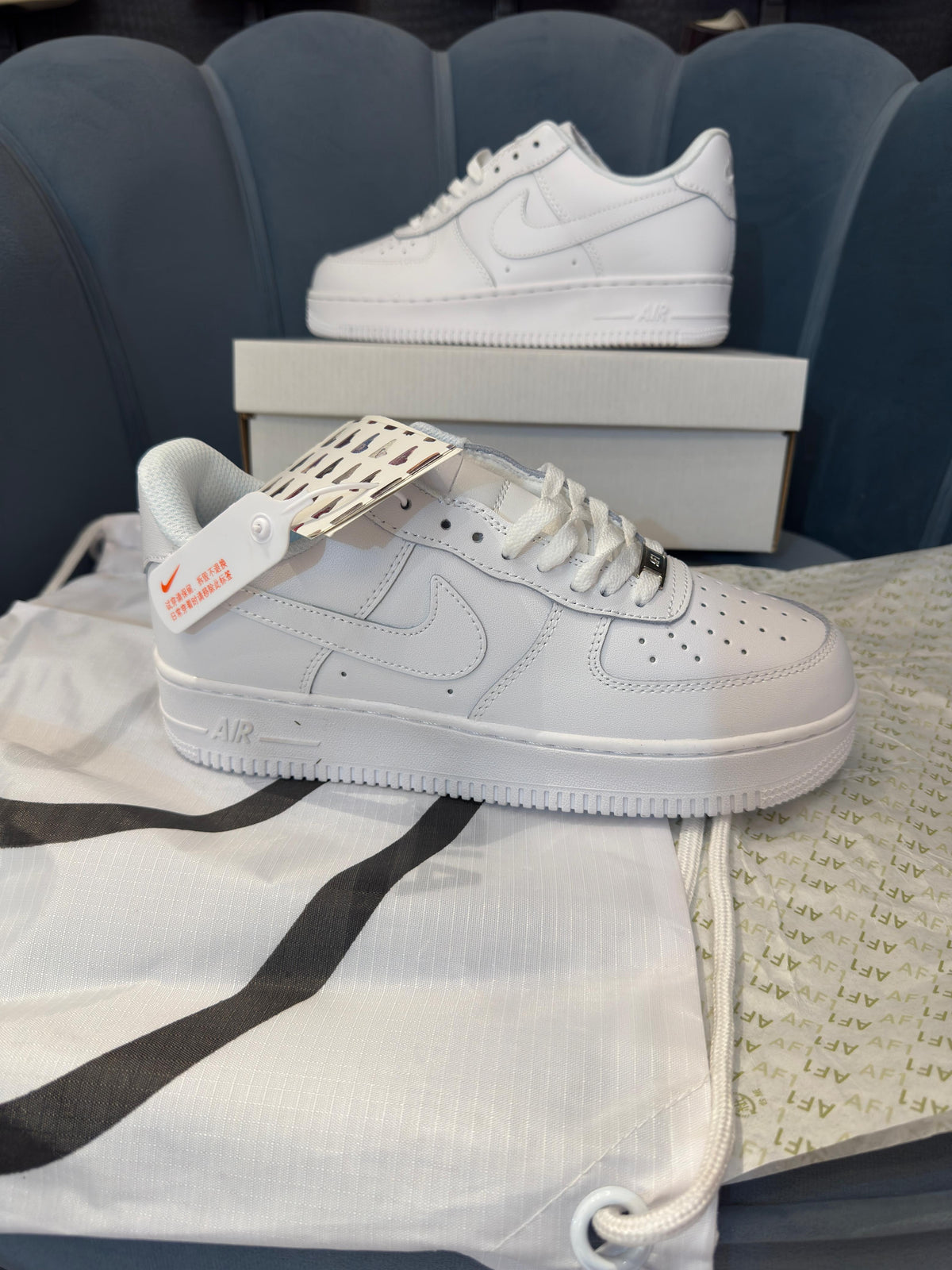 NIKE AIRFORCE WHITE UA QUALITY