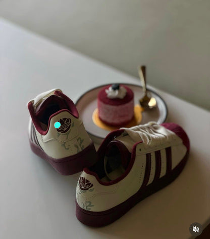 ADIDAS ORIGINALS SUPERSTAR WINE WHITE CHERRY