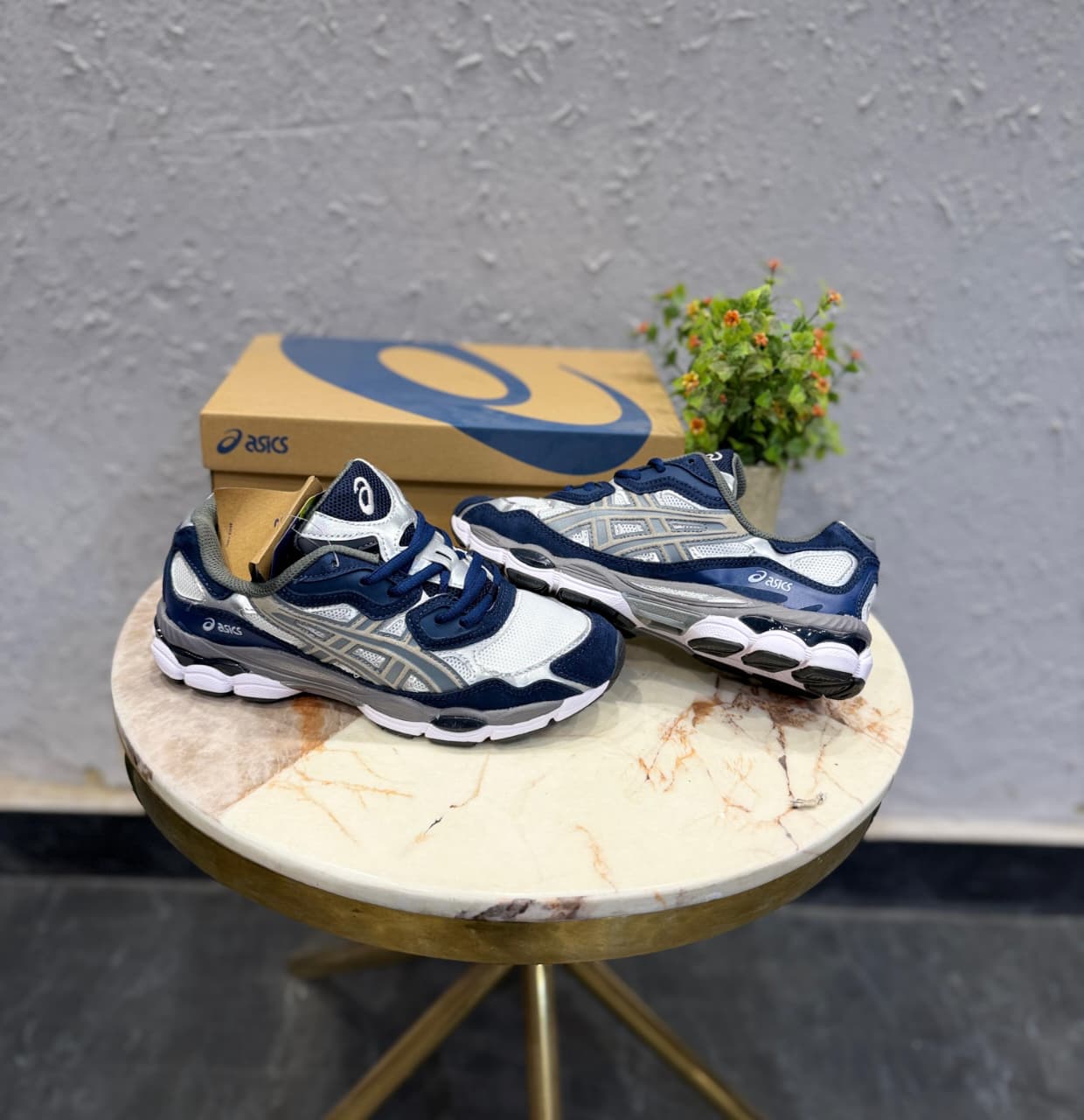 ASICS KAYANO WHITE NAVY