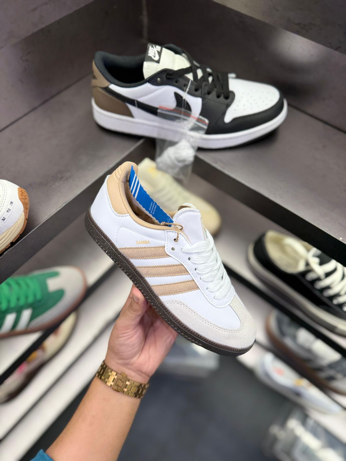 ADIDAS  SAMBA BEIGE GUM