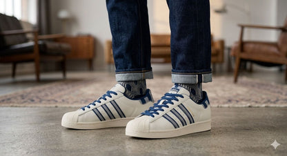 ADIDAS ORIGINALS SUPERSTAR 19 29 WHITE SKY BLUE