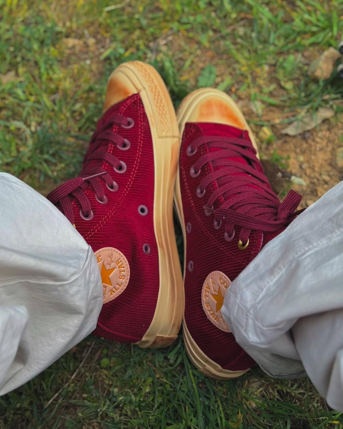 CONVERSE CHUCK MID WONKA CHERRY BROWN