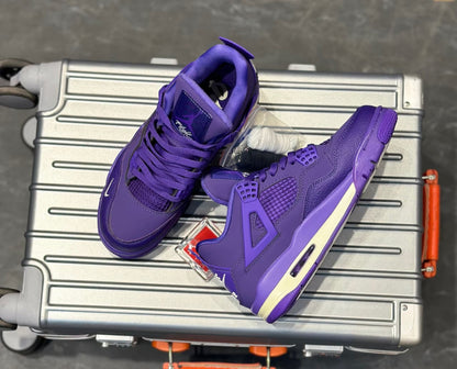AIR JORDANS RETRO 4 NIGEL SILVESTER PURPLE