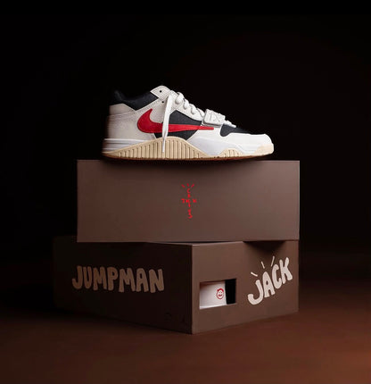 NIKE AIR JORDAN JUMPMAN JACK TRAVIS SCOTT UNIVERSITY RED