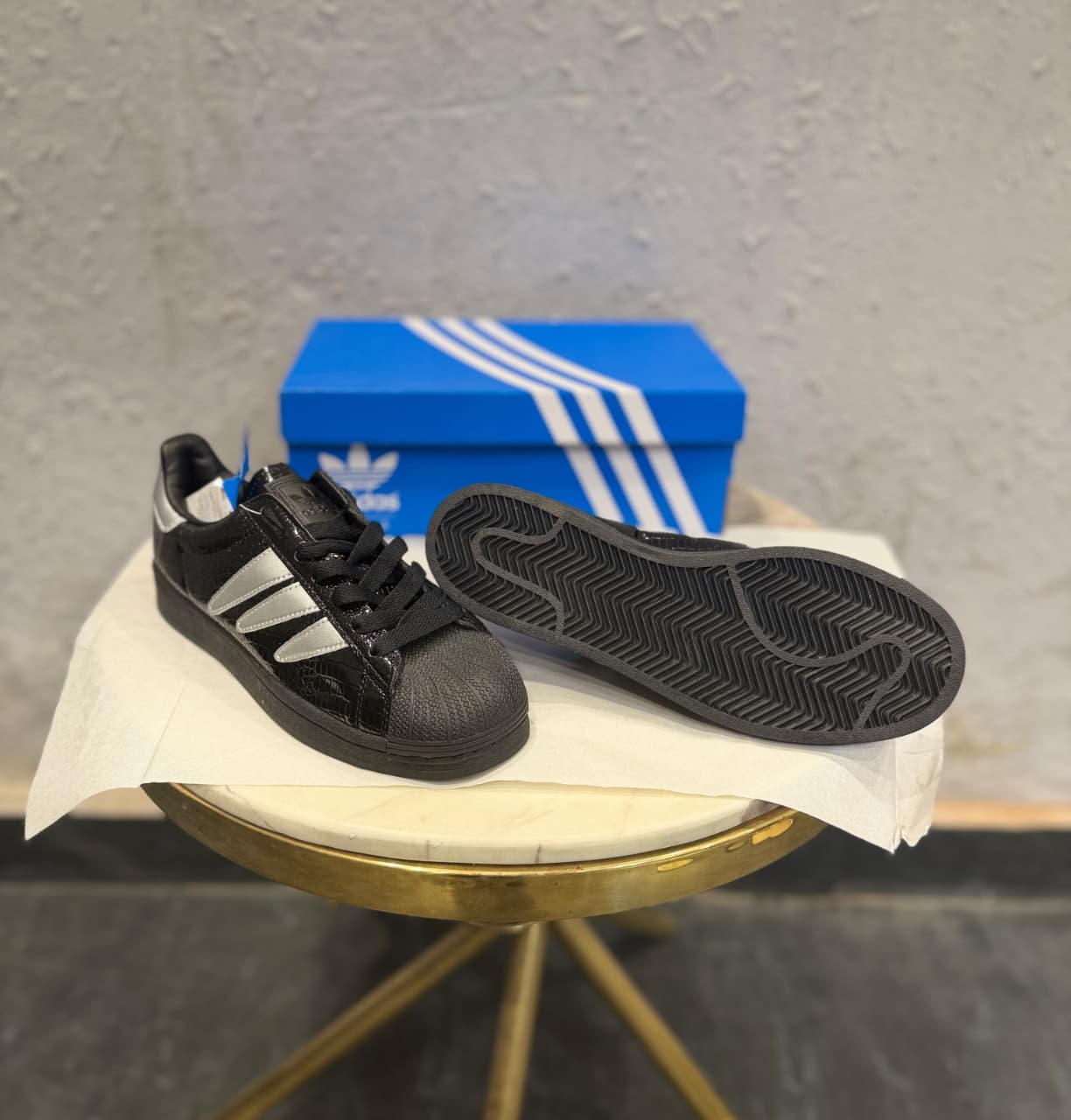 ADIDAS ORIGINALS SUPERSTAR PREDATOR BLACK SILVER
