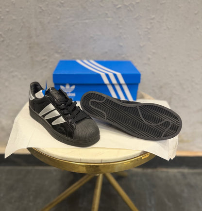 ADIDAS ORIGINALS SUPERSTAR PREDATOR BLACK SILVER