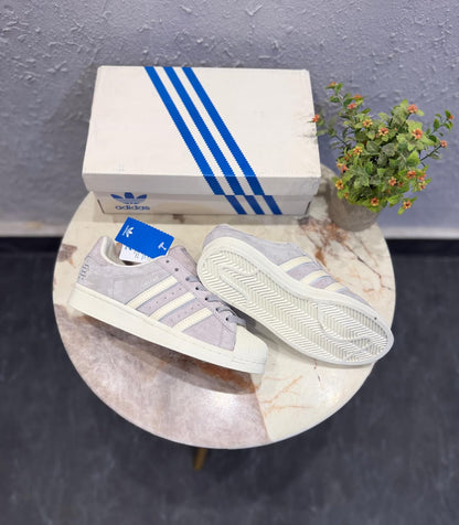 ADIDAS ORIGINALS SUPERSTAR GREY SUIDE REIGN
