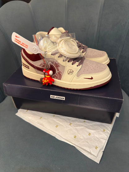 AIR JORDANS LOW x SUPREME "YEAR OF HORSE'