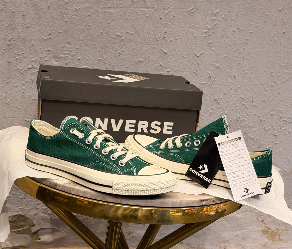 CONVERSE CHUCK 70 LOW GREEN