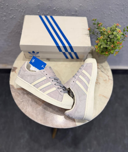 ADIDAS ORIGINALS SUPERSTAR GREY SUIDE REIGN