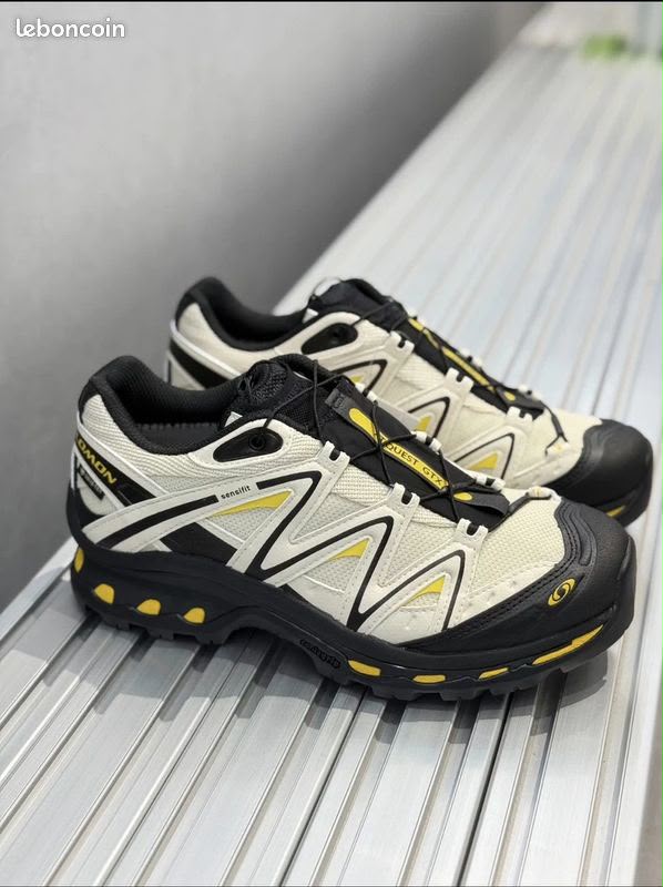 SALOMAN XT QUEST WHITE BLACK YELLOW