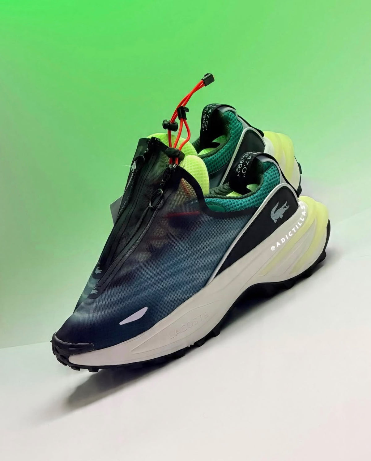 LACOSTE AUDYSSOR TRAIL GREEN BLACK