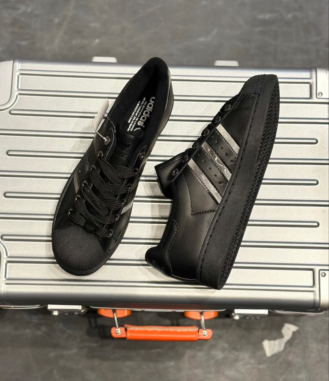 ADIDAS ORGINALS SUPERSTAR 2ND BLACK SILVER