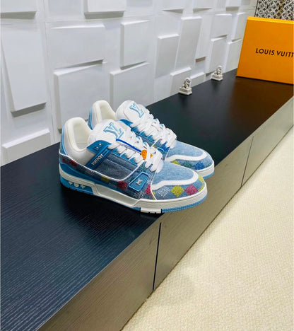 LOUIS VUITTON DENIM DEMIER LV TRAINER