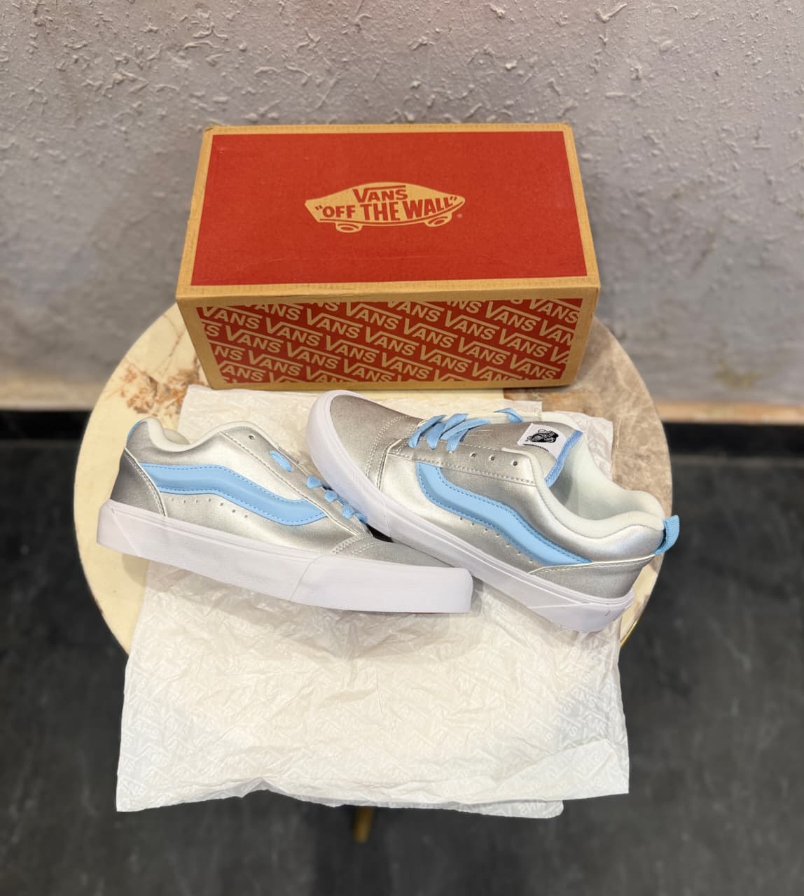 VANS OLD SKOOL KNU METALLIC SKY