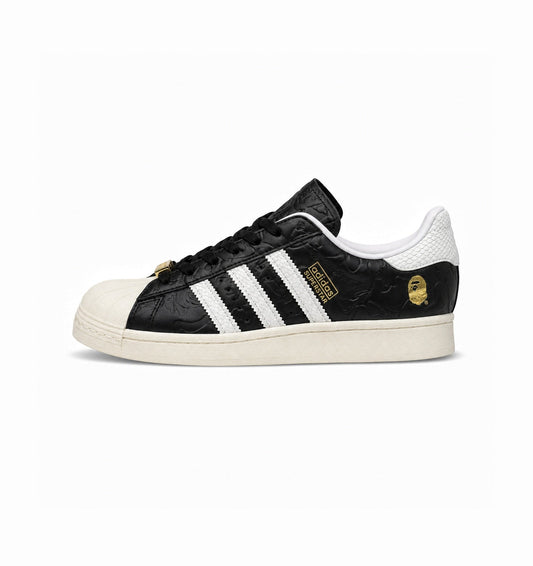 ADIDAS ORIGINAL SUPERSTAR BLACK BAPE