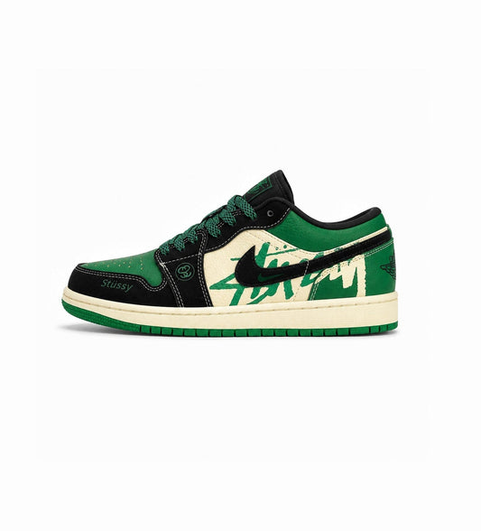 AIR JORDAN RETRO 1 X STUSSY GREEN 2026