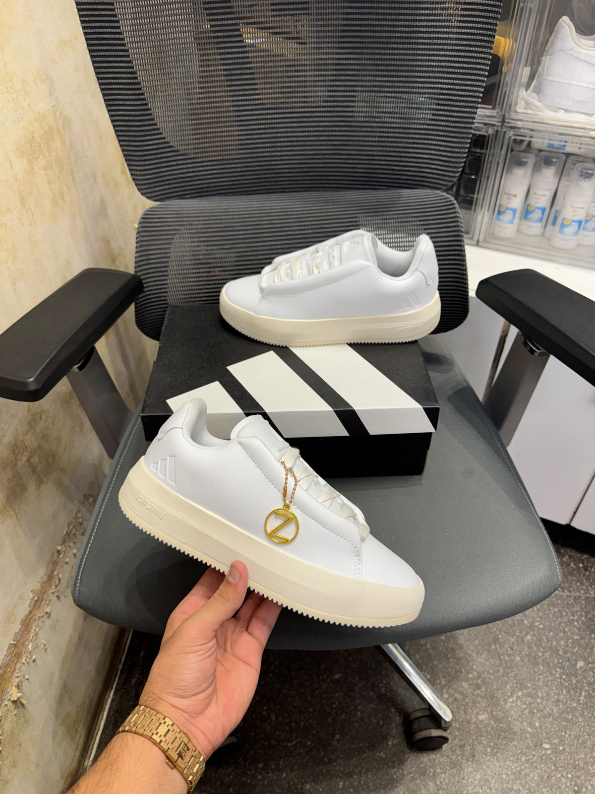ADIDAS ACESMASH WHITE MEN