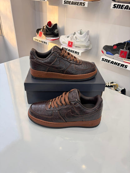 AIRFORCE 1 LOW FAUNA BROWN CROCODILE