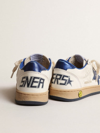ADIDAS GOLDEN GOOSE BALL STAR WHITE BLUE SNEAKERS
