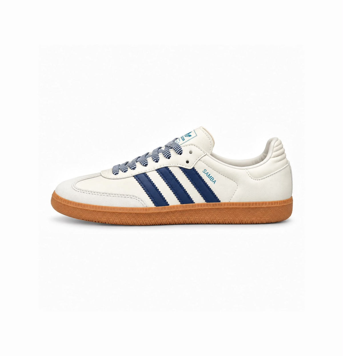 ADIDAS SAMBA OG OF WHITE DARK BLUE