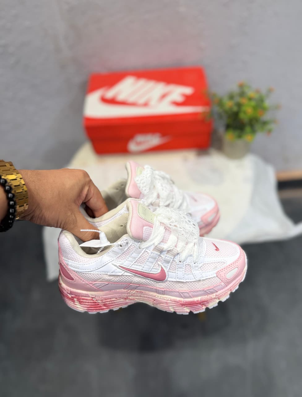 NIKE P6000 TRAINER CUSTOM PINK