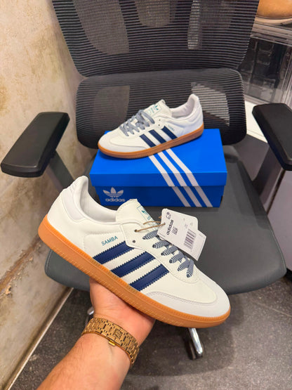 ADIDAS SAMBA OG OF WHITE DARK BLUE