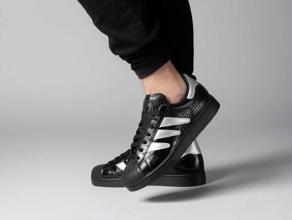 ADIDAS ORIGINAL SUPERSTAR PREDATOR BLACK SILVER