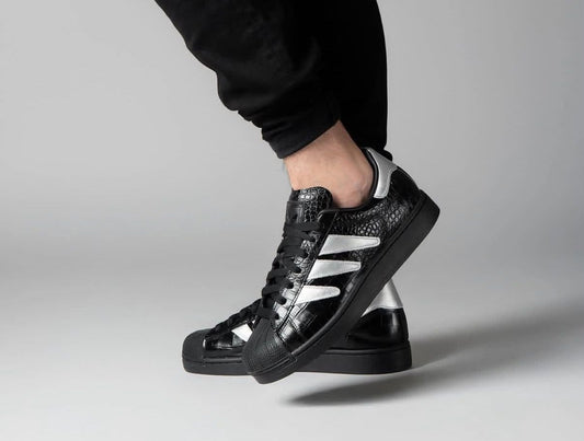 ADIDAS ORIGINAL SUPERSTAR PREDATOR BLACK SILVER