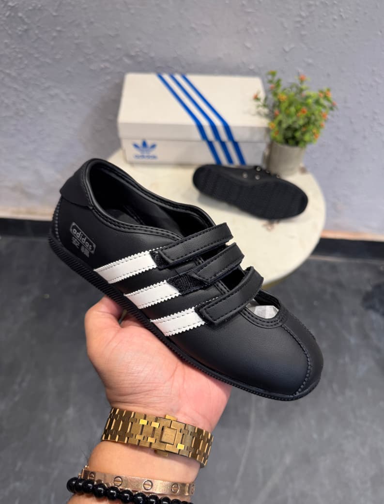 ADIDAS ORIGINAL ANFU  MARRY JANE LEATHER JANE BLACK
