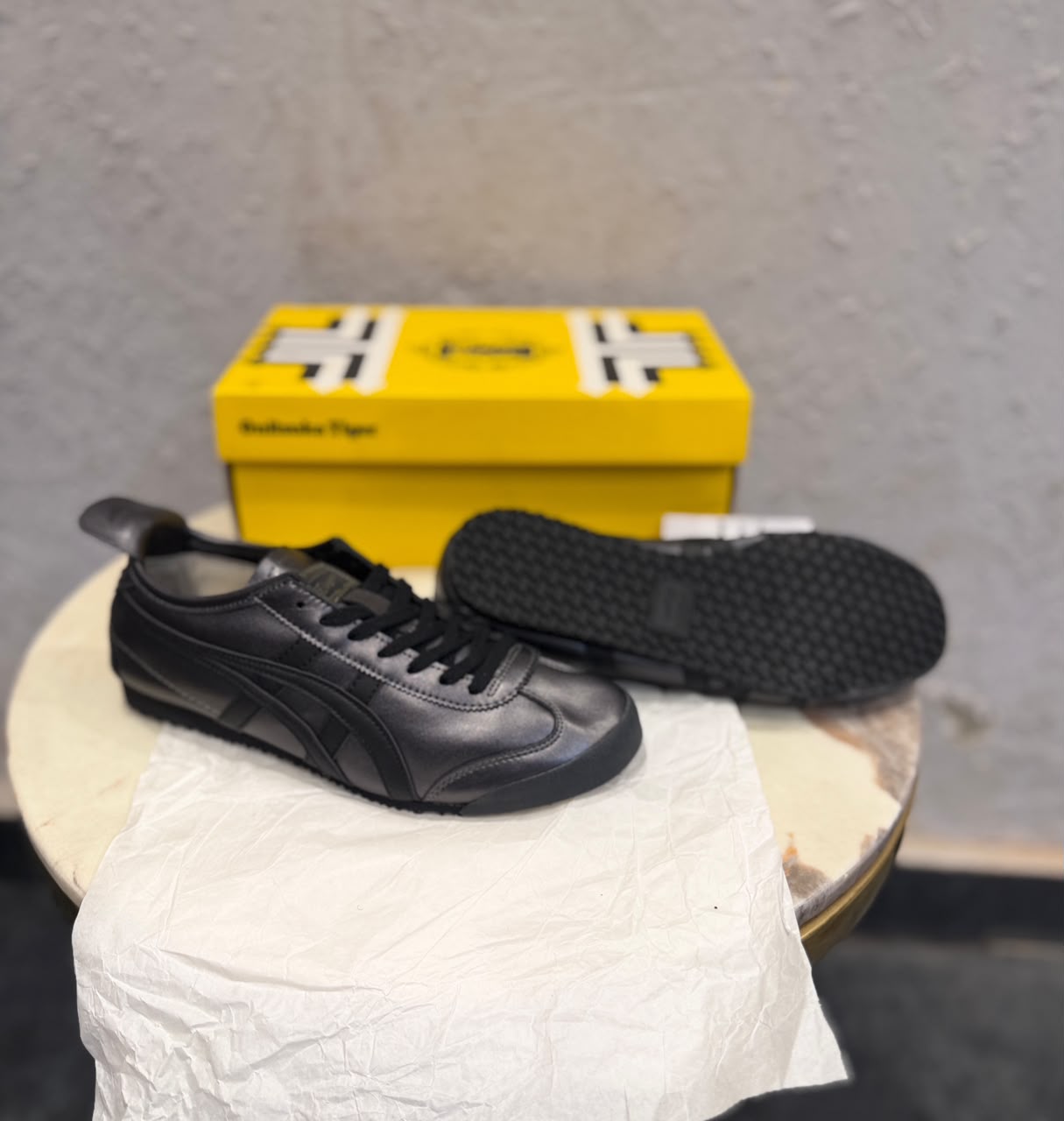 ONITSUKA TIGER SD PREMIUM GUNMETAL BLACK