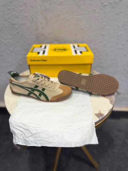 ONITSUKA TIGER BEIGE GREEN