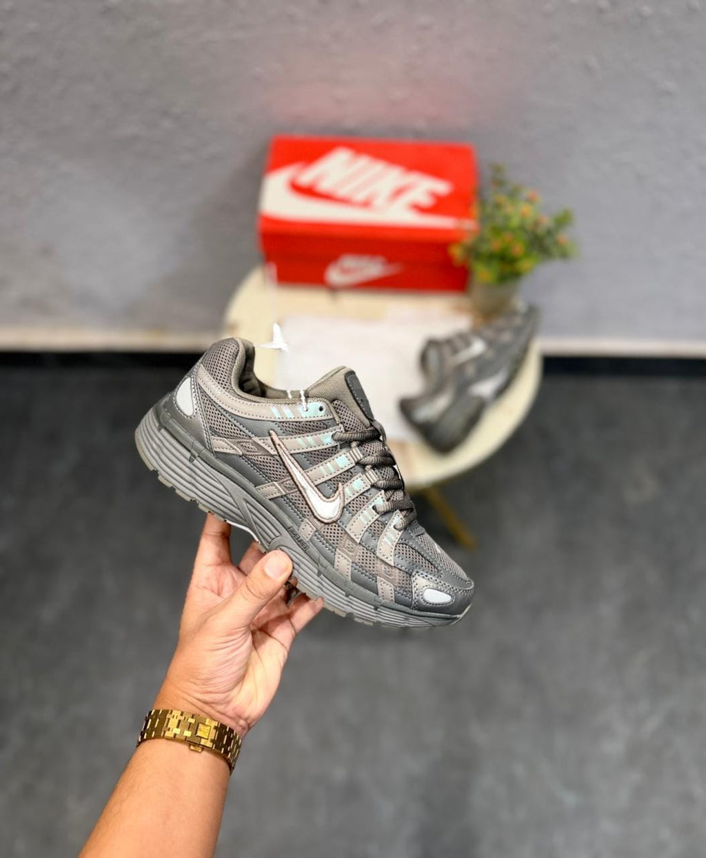 NIKE P6000 TRAINER GREY