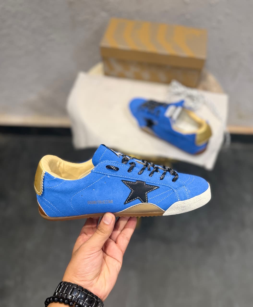 ADIDAS GOLDEN GOOSE TRUE STAR BLUE