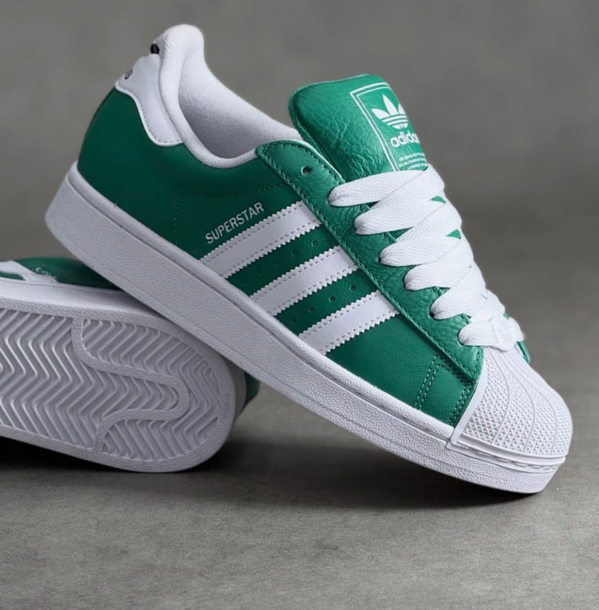 ADIDAS ORIGINALS SUPERSTAR LIGHT GREE
