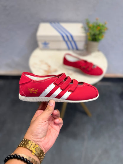 ADIDAS ORIGINAL ANFU  MARRY JANE LEATHER JANE RED